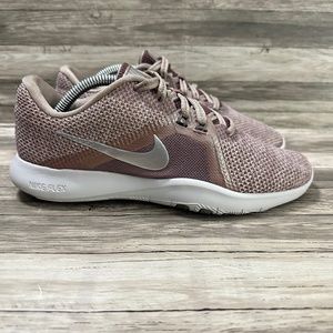 Nike Flex Trainer 8 Shoes Womens 6 Smokey Mauve Running Sneaker 924340-200